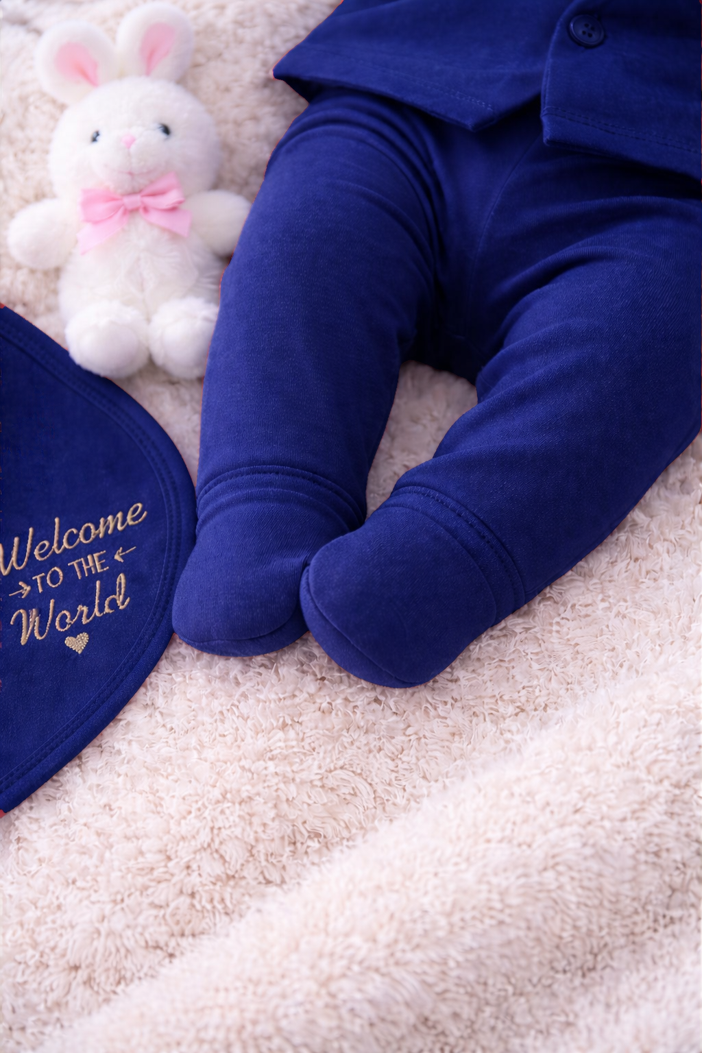 Navy blue Newborn Baby Baba Babies Cuddle Set 5 pcs