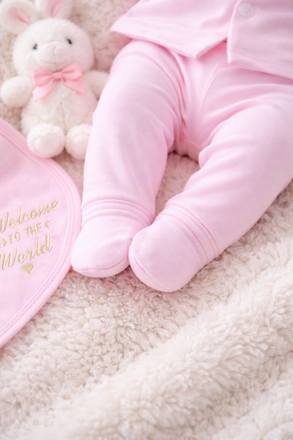 Baby Pink Newborn Baby Baba Babies Cuddle Set 5 pcs